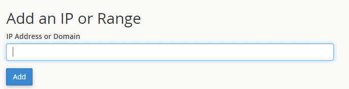 Add an ip range.