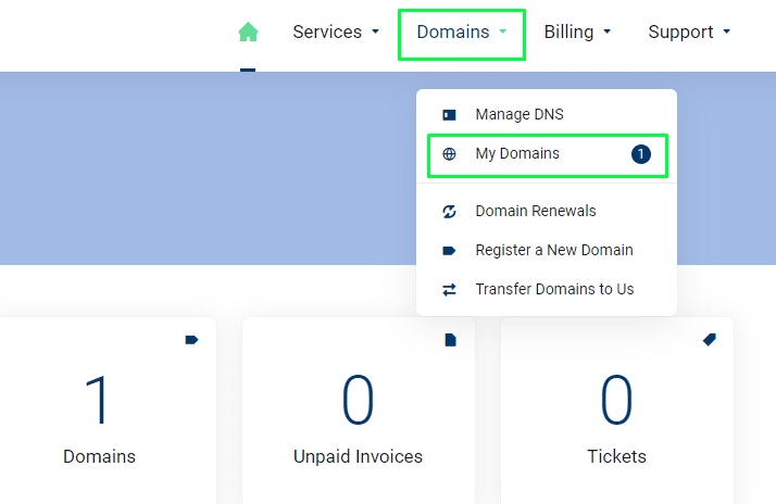 How to create a domain in wordpress.