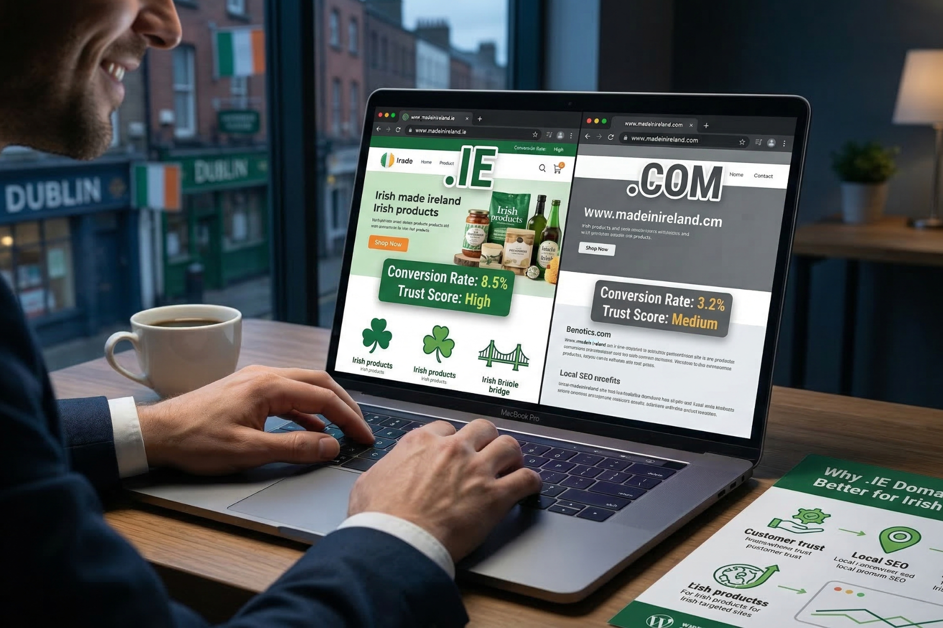 What is a ie domain and why does it matter